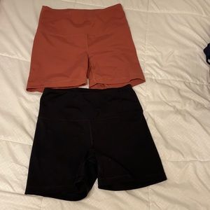 (2) Biker shorts, Size: M